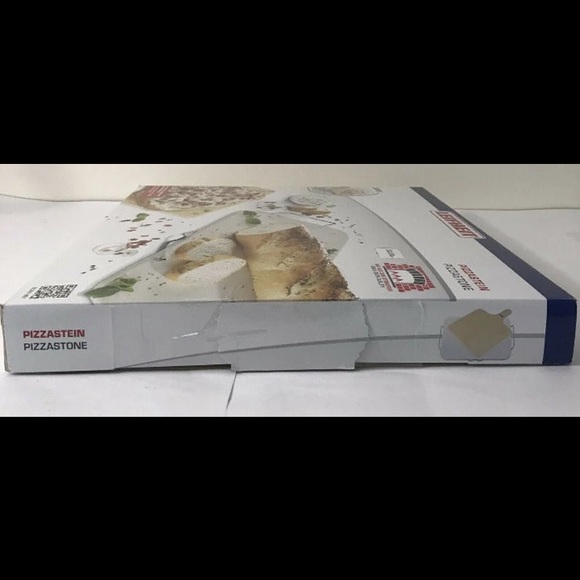 Leifheit Square Ceramic Pizza Stone w Spatula NEW - Picture 4 of 12